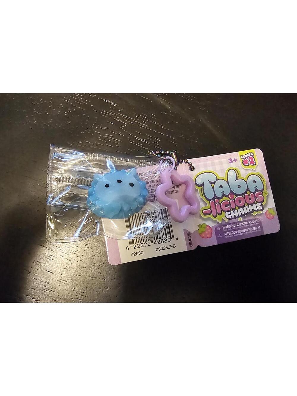 Taba licious charms Keychain squishy new rare HTF blue lion